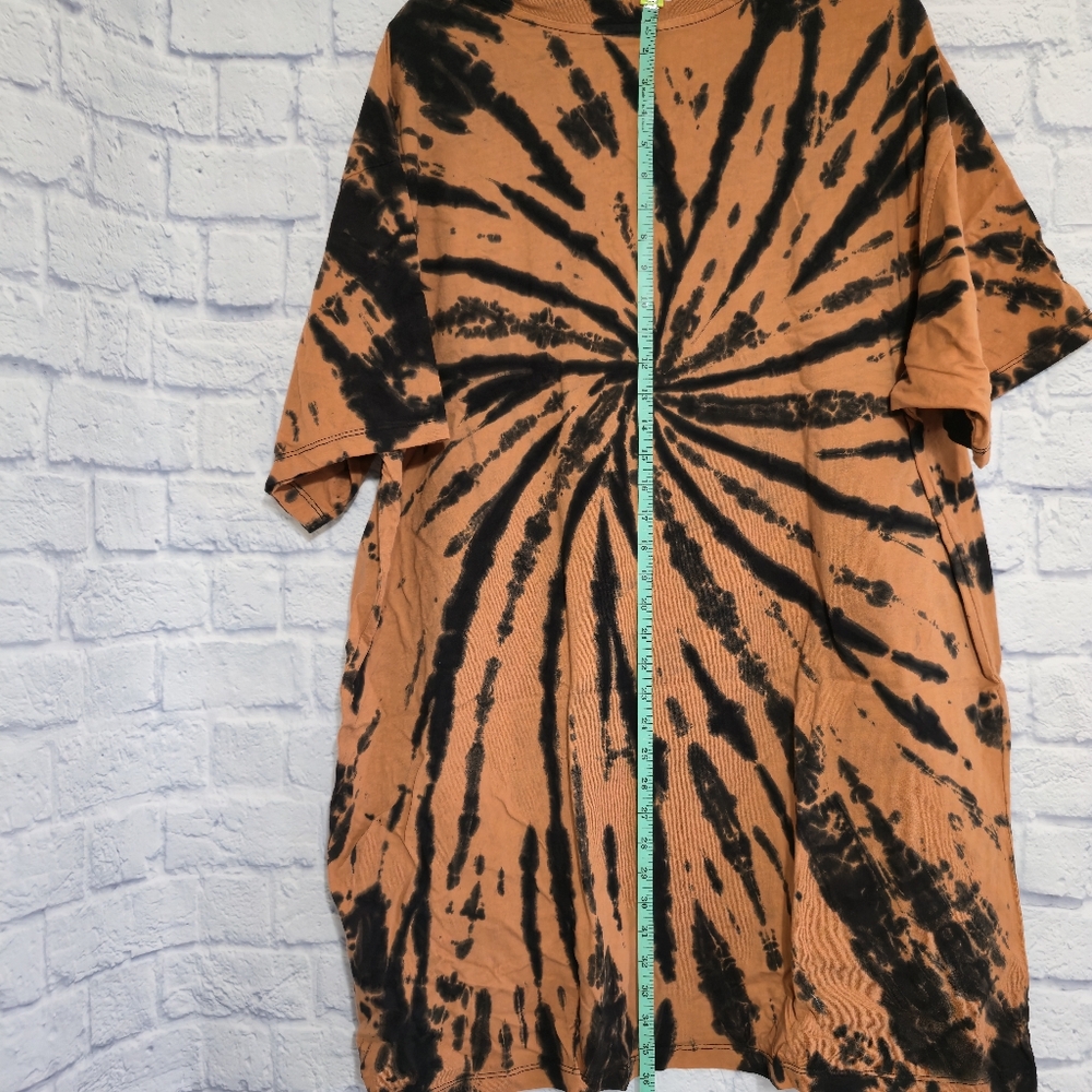 Disney Pixar Coco Brown Tie-Dye Miguel Skeleton Graphic Tee Plus Size 3/4 New - Picture 15 of 16